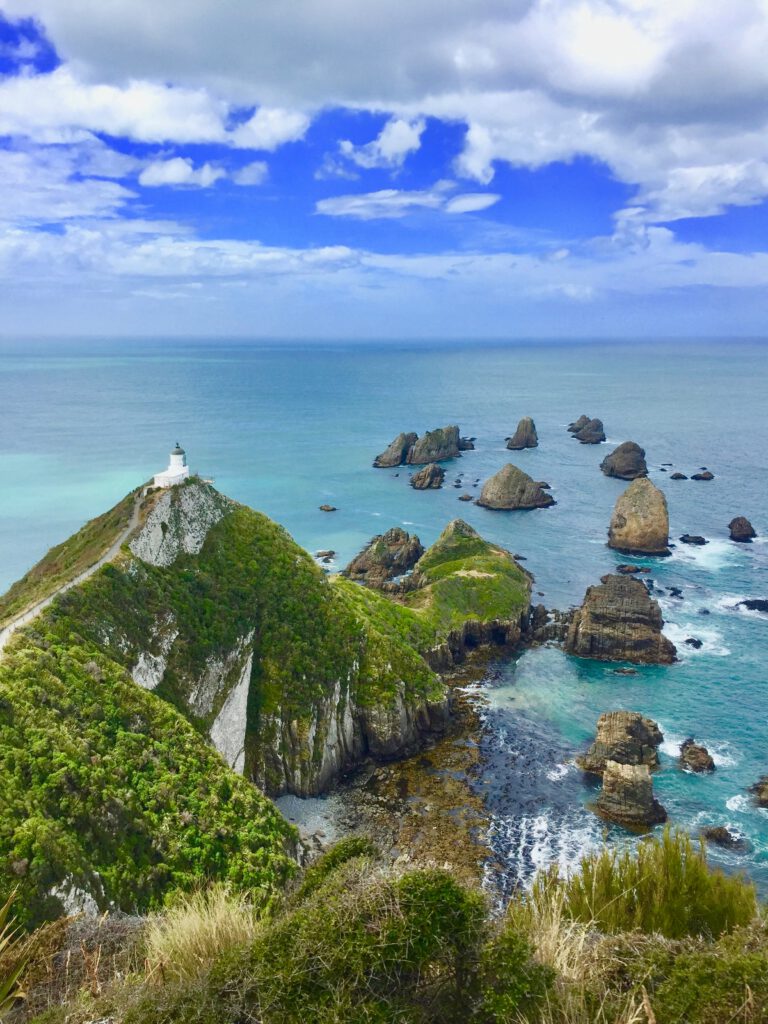 Nugget point in the catlins new zealand
