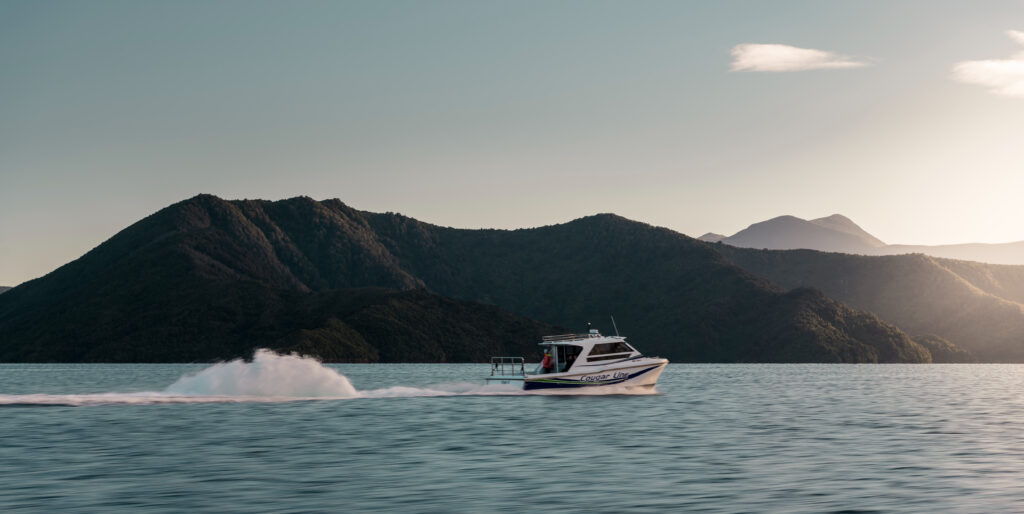 water taxi to boutique hotels in picton, New zealand