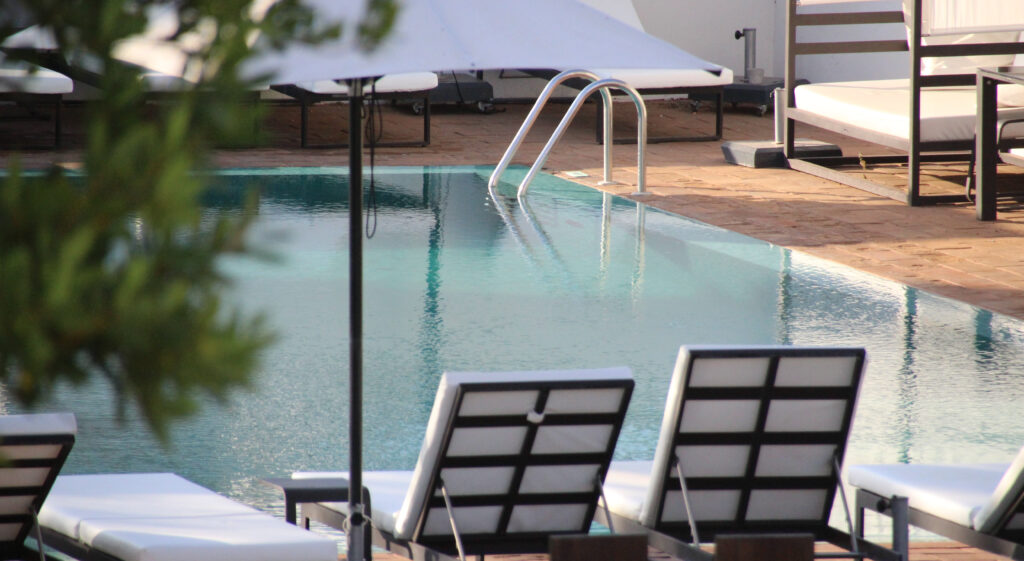 pool in hotel, Nelson, New zealand