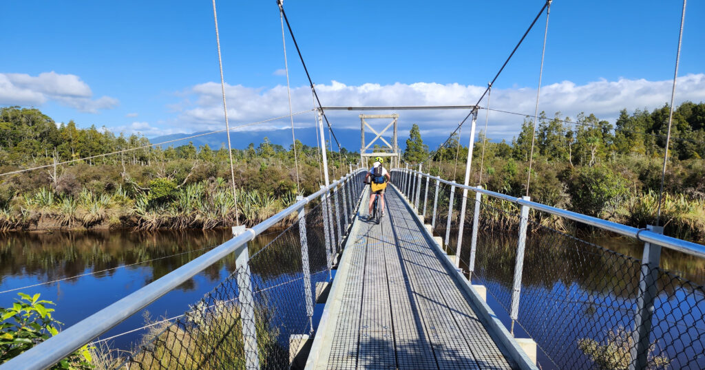 Biking the West Coast Wilderness Trail, West Coast of New Zealand
