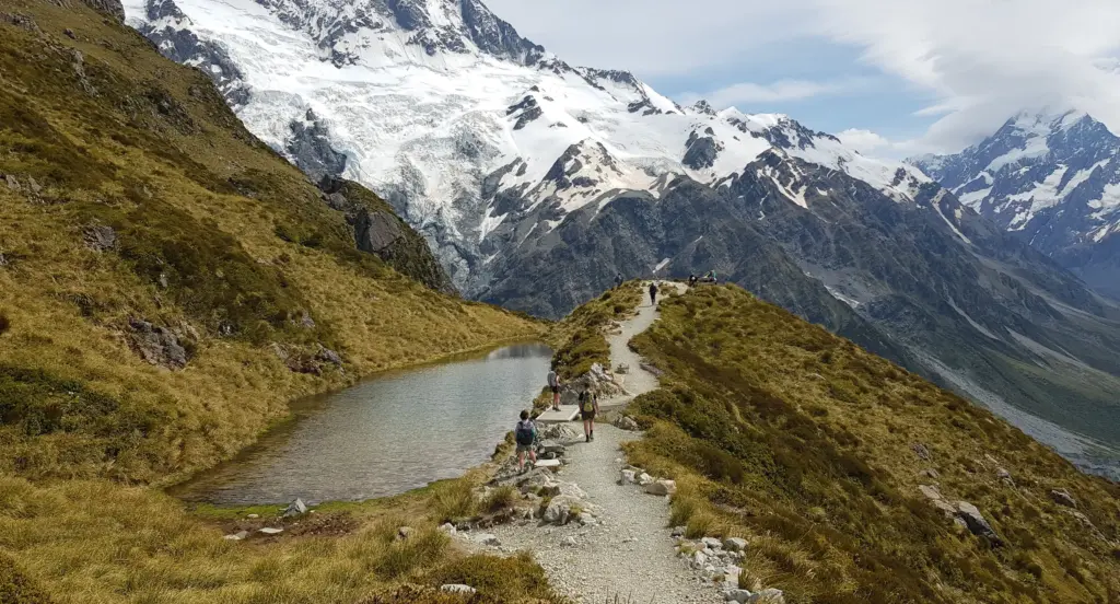 Searly Tarns viewpoint, hikes in mount cook national park