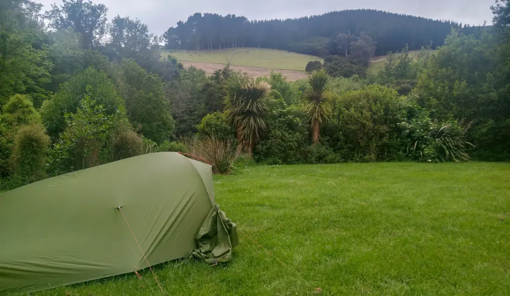 Camping at Lake Benmore