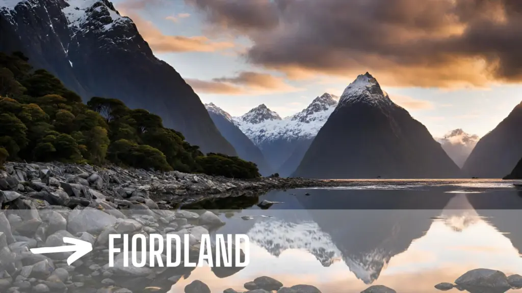 Fiordland South Island of New Zealand