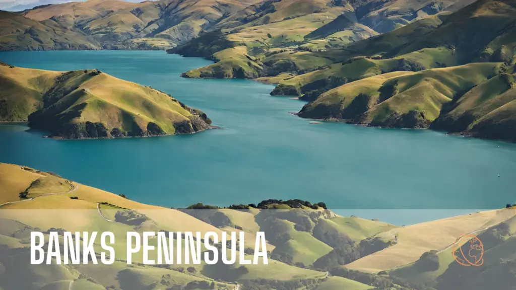 Banks Peninsula, Canterbury Region of New Zealand