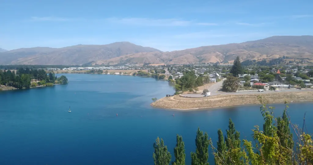 View over Cromwell, New Zealand
