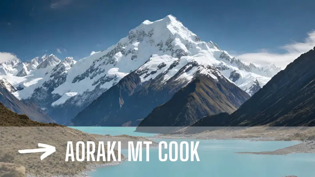 Aoraki Mount Cook South Island of New Zealand