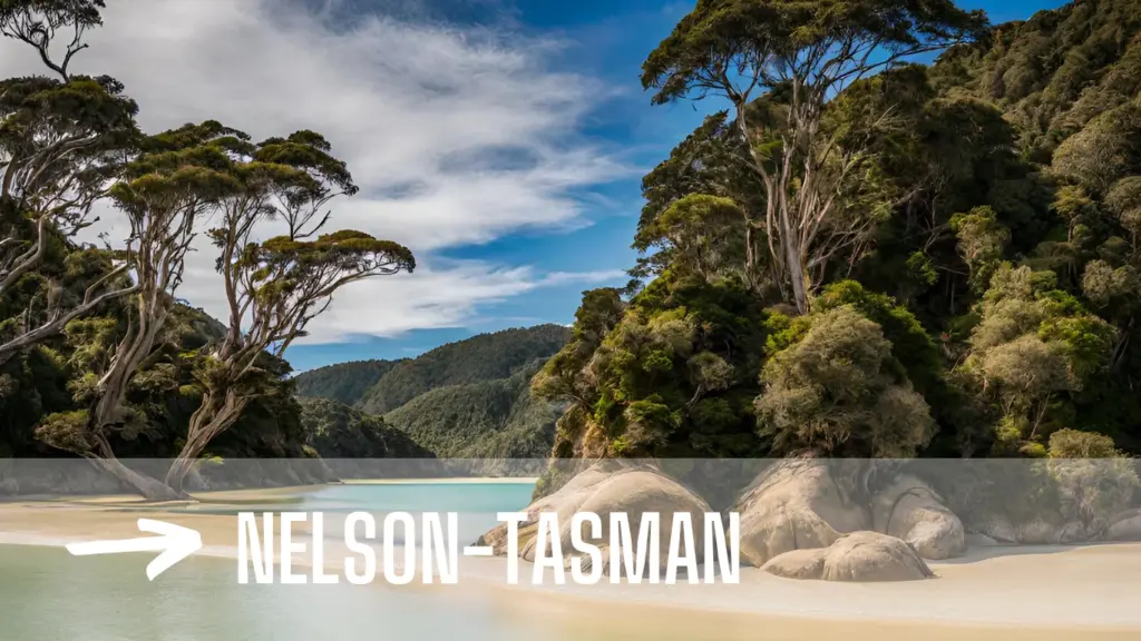 Nelson Tasman region South Island of New Zealand