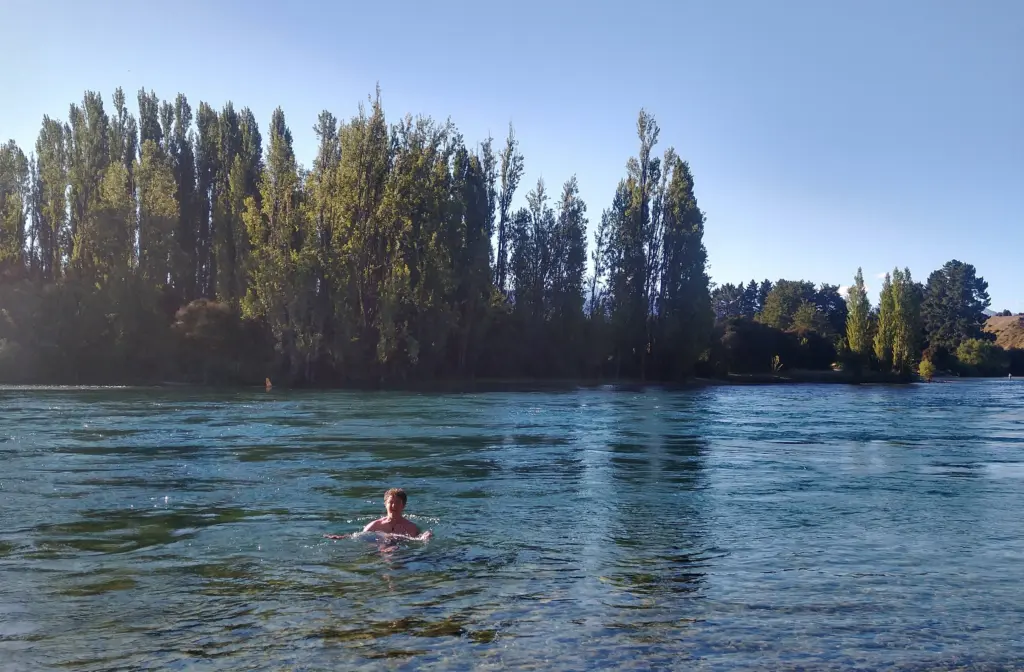 Swimming in the river, Things to Do in Cromwell, New Zealand
