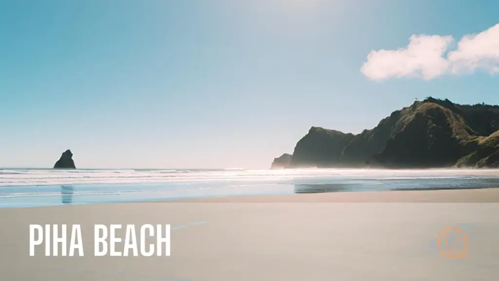 Piha Beach Auckland Region of New Zealand