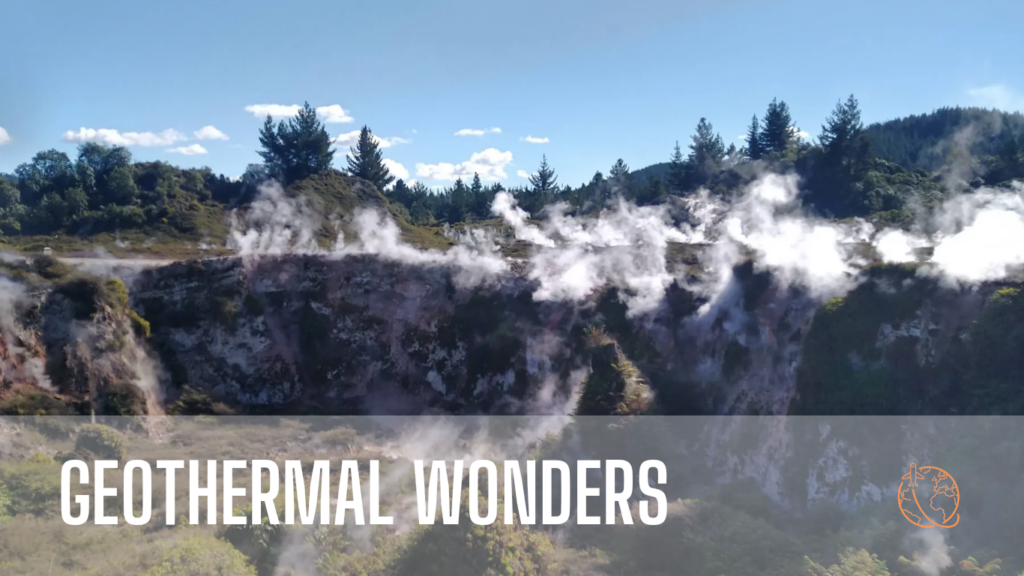 Geothermal wonders, Waikato Region of New Zealand