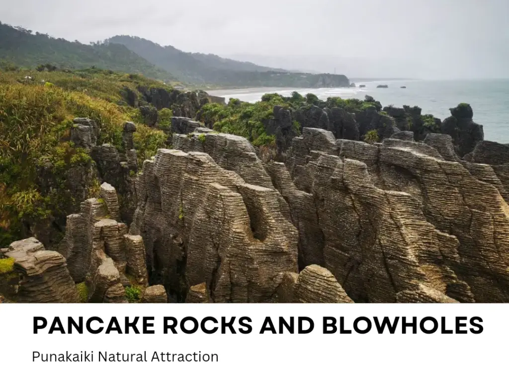 Pancake Rocks Punakaiki West coast road trip